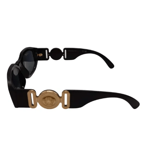 Versace 4361 Medusa Biggie Sunglasses – Gold/Black with Hard Case