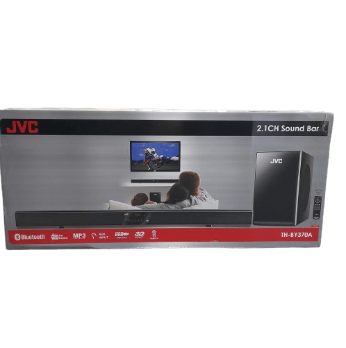 JVC 2.1CH Bluetooth Soundbar with Subwoofer (TH-BY370A) – Pickup Only