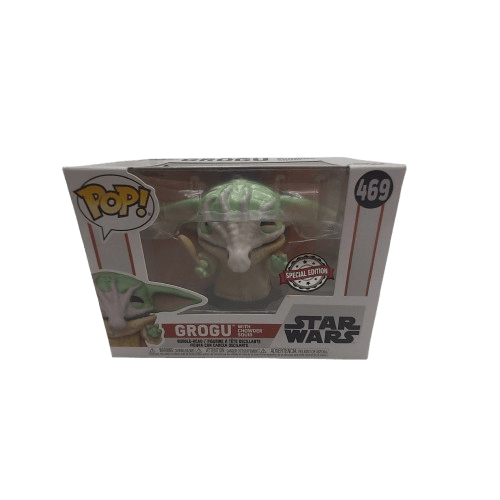 Funko! POP VINYL 469 Star Wars Grogu With Chowder Squid In Box