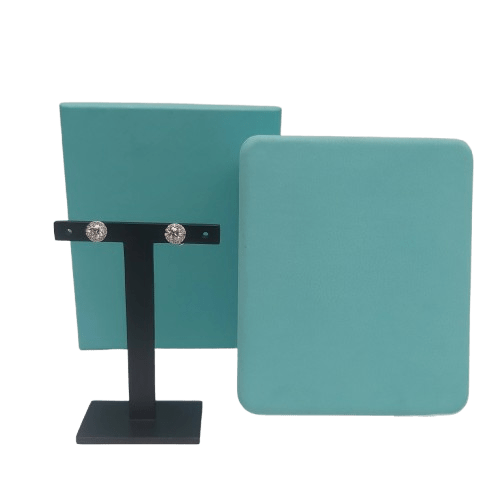 Tiffany & Co. Soleste Diamond Stud Earrings – Platinum With Box, Pouch & Valuation Certificate