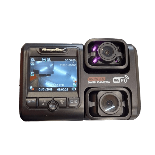 Range Tour 4K Dual Lens Dash Camera With Cords (GE)