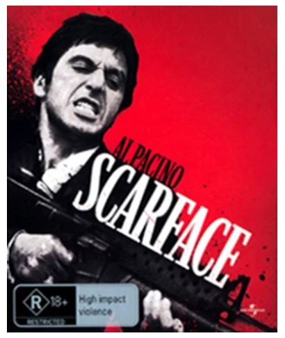 Blu-Ray Scarface (1983) Metal Slipcase, Good Condition, With Case + Metal Slipcase