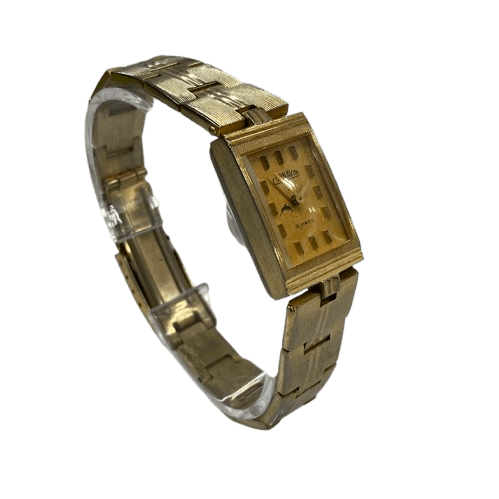Ladies Cornavin Wind Up Watch – Brushed Gold Stainless Steel Band