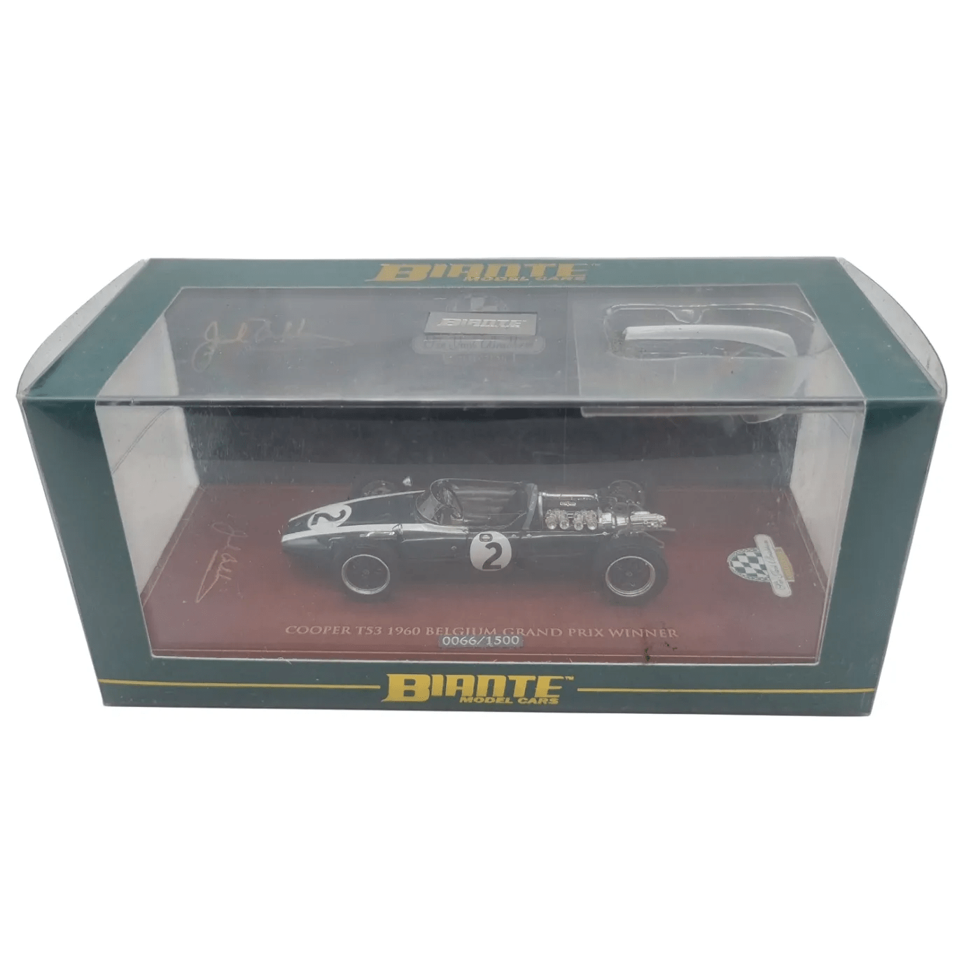 Biante Model Car: Cooper T53 1960 Belgium Grand Prix Winner #0066/1500 *In Plastic Case*