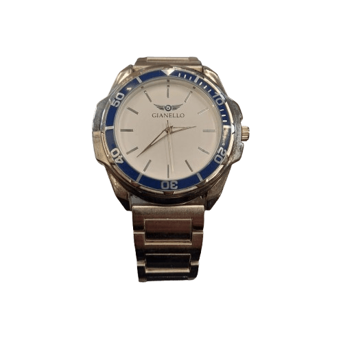 Gianello Men’s 45mm Silver Stainless Steel Diver Watch – GNL7772SS (GE 1348182)