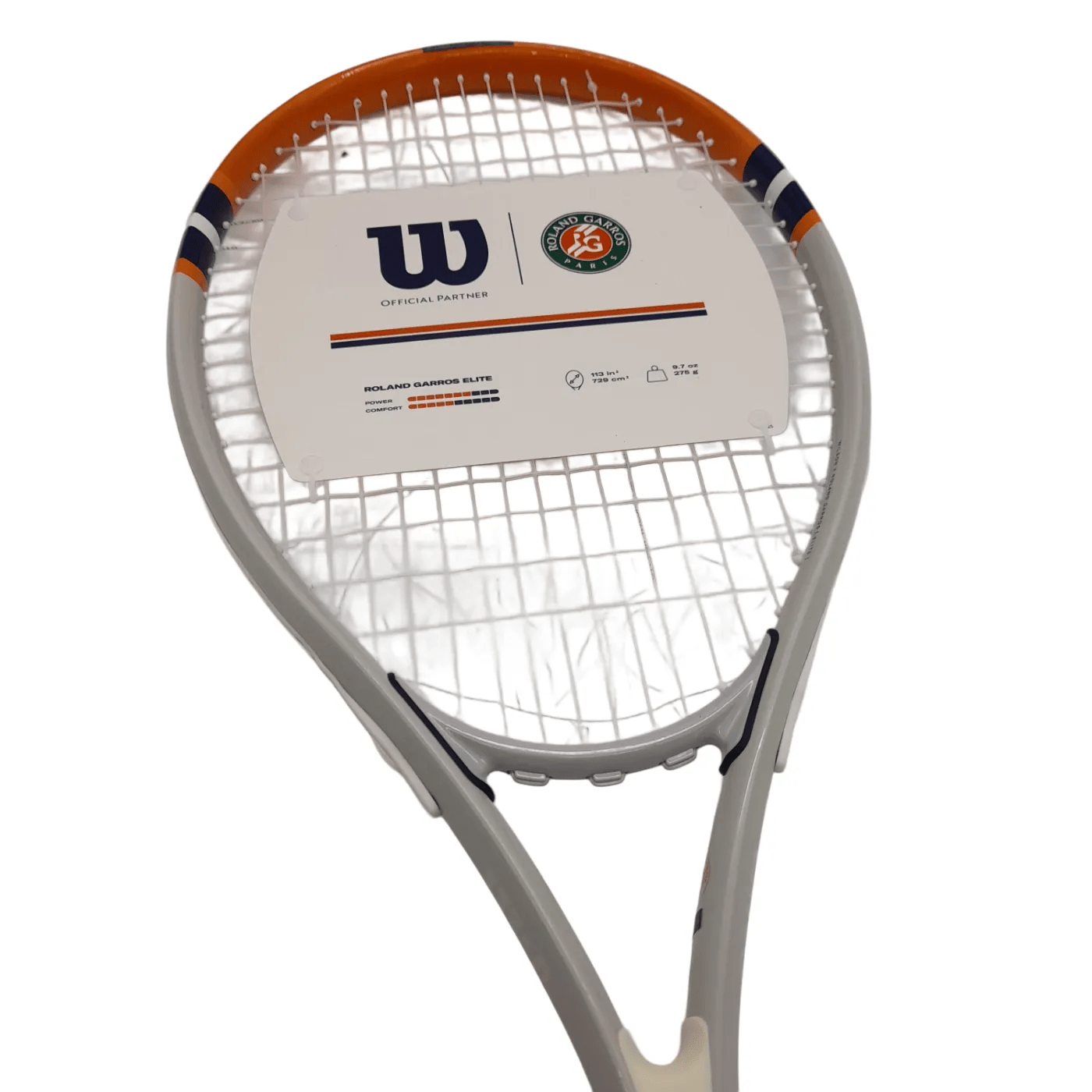 Wilson x Roland Garros Elite Tennis Racket Size: 4 3/8″ +Case (WR 1351450)