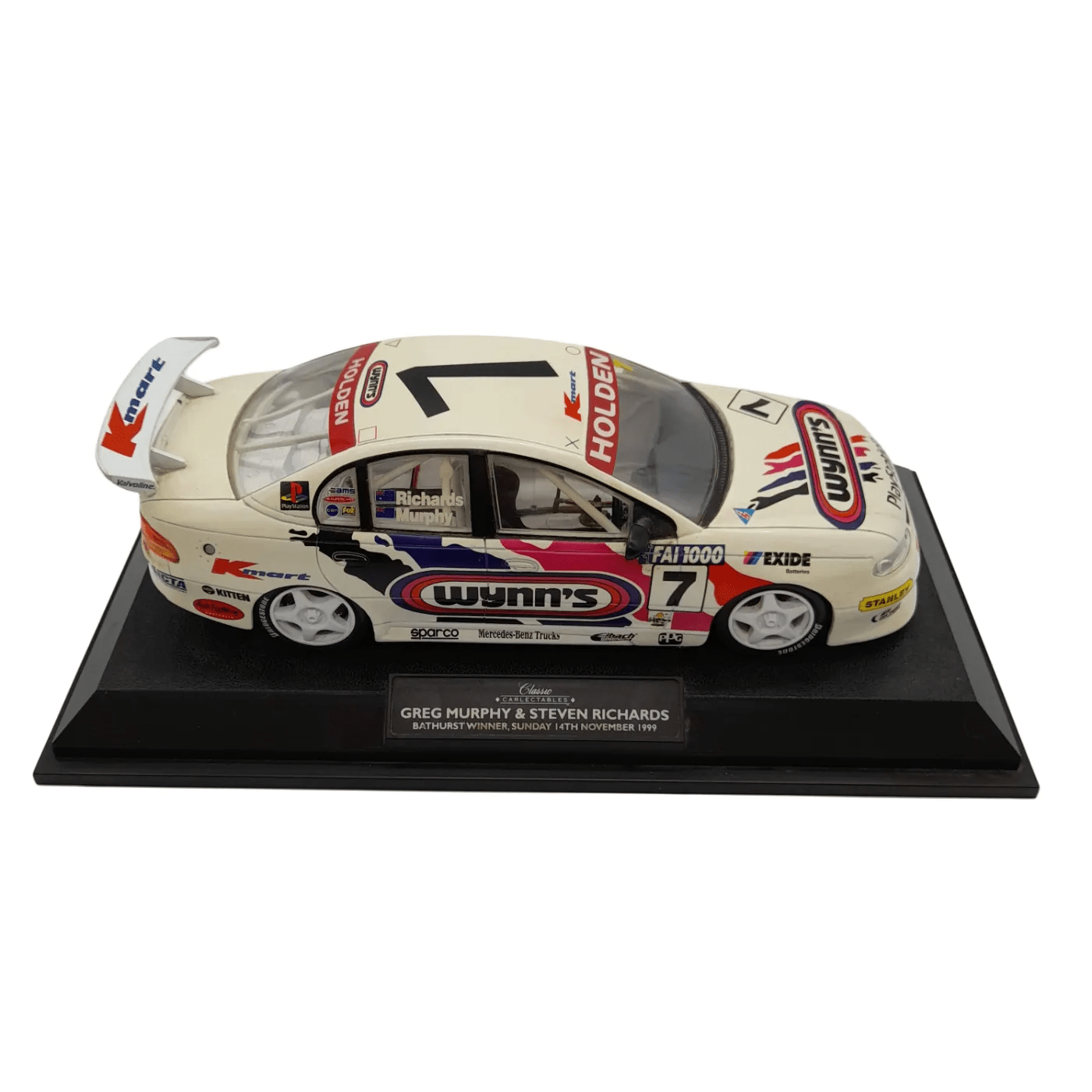 1999 1:18 Classic Carlectables Bathurst Winning Wynn’s Holden VT Commodore #7 Richards/Murphy *No COA Or Case/Box* (WL 1350990)