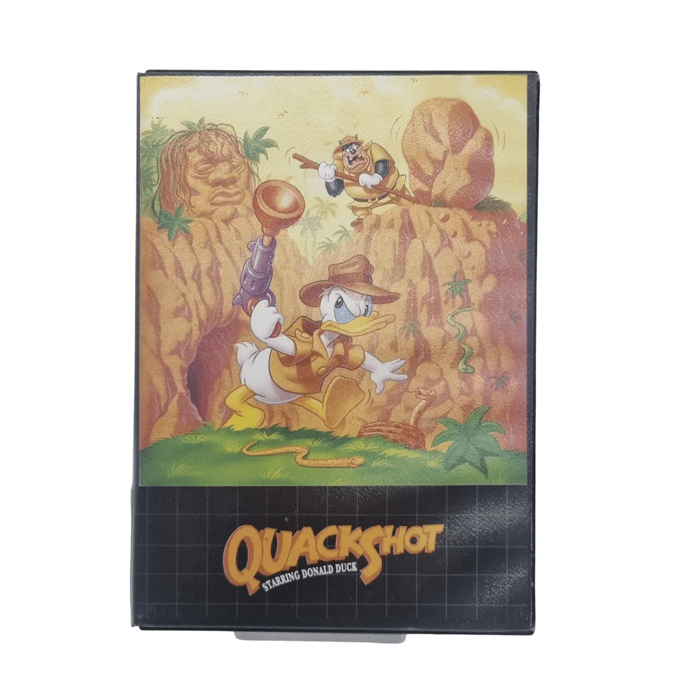 SEGA Game Cartridge – QuackShot Starring Donald Duck in Case (WR)