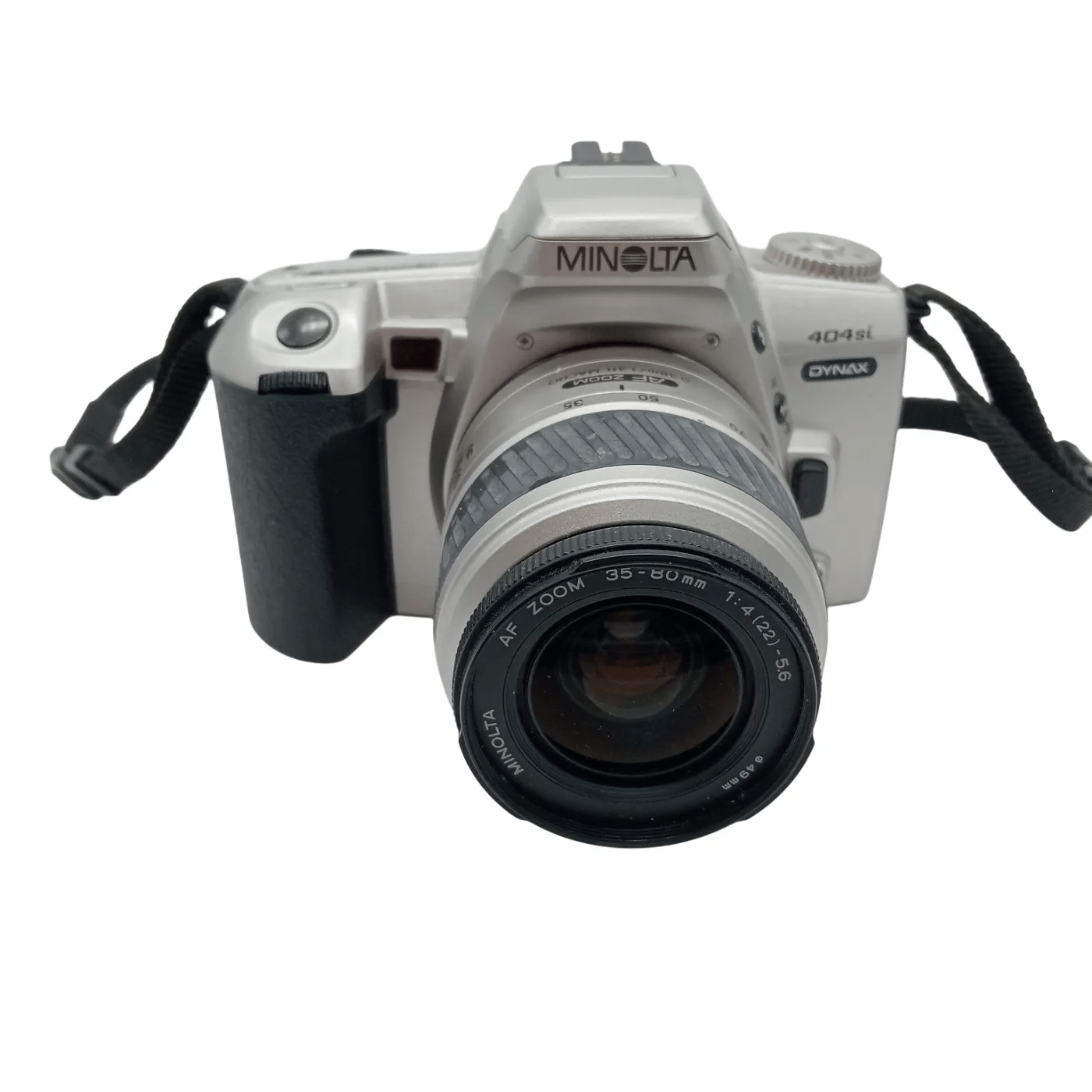 Minolta Dynax 404si 35mm Film Camera – Silver with 35-80mm Lens  (WR 1353305)