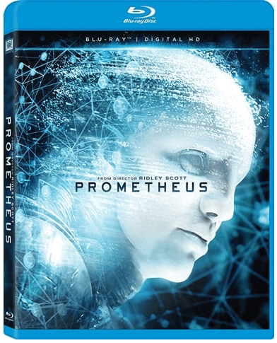 Prometheus Blu Ray + Blu Ray 3D + 2D Blu Ray + DVD + Digital Copy Good Condition (CP)