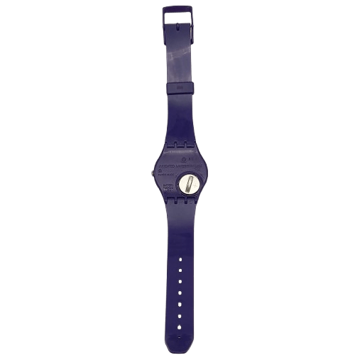 Classic Purple Swatch Watch – Swiss Made Vintage