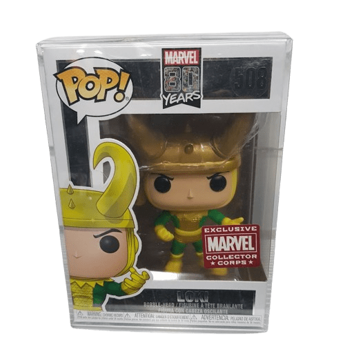 Pop Vinyl Marvel Loki 80 Years 508 In Display Case