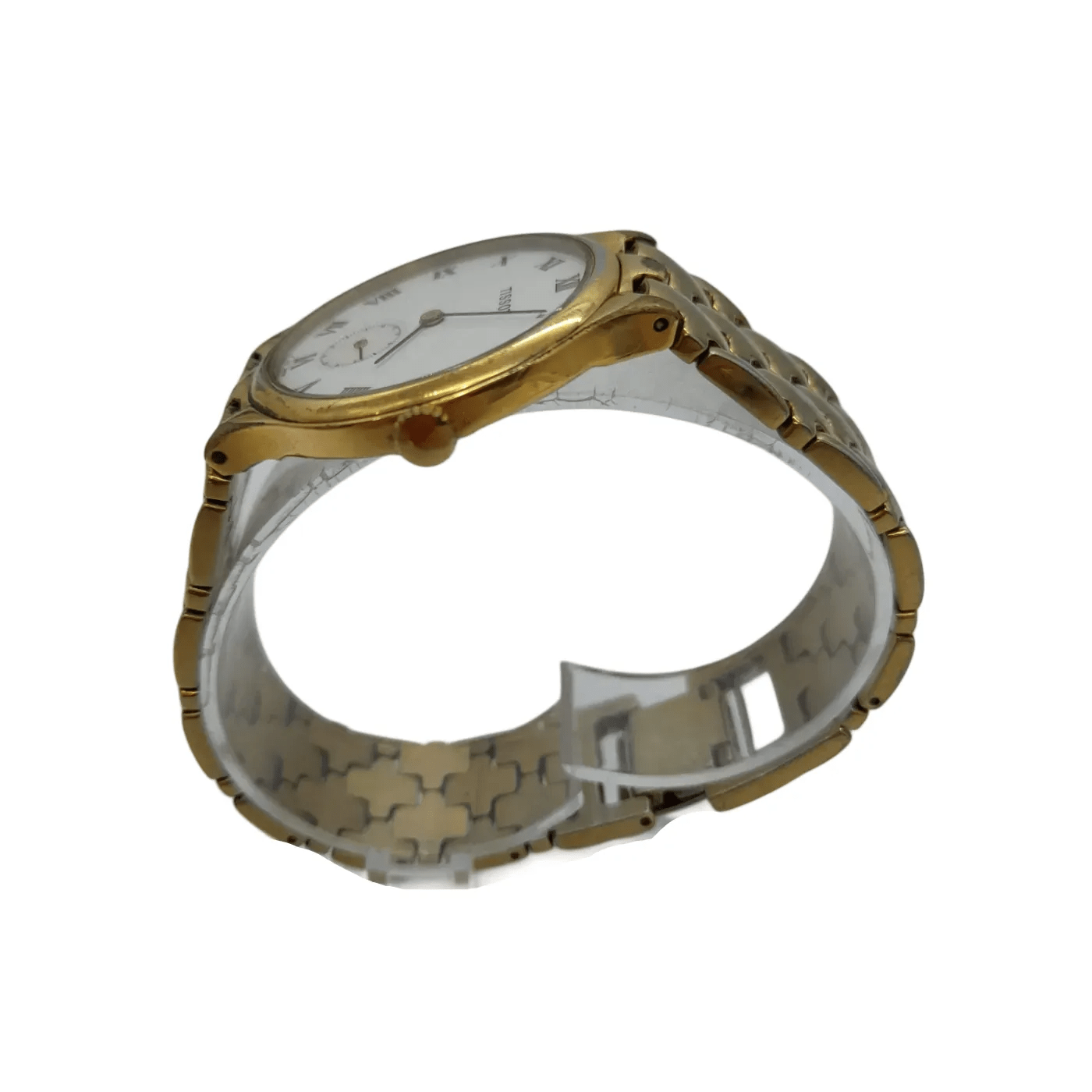Mens Gold Tissot Watch K 253 Gold Stainless Steel Band – WL 1318942