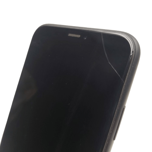 Apple iPhone XR A2105 Black 128GB – 86% Battery Health, Small Crack in Top Right Corner