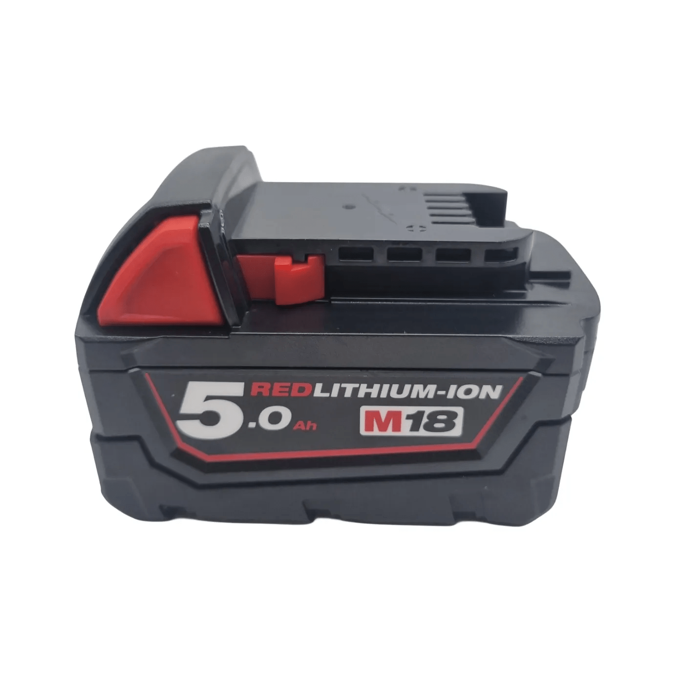 MILWAUKEE 18V 5.0Ah RED LITHIUM-ION Battery – M18B5 (As New)