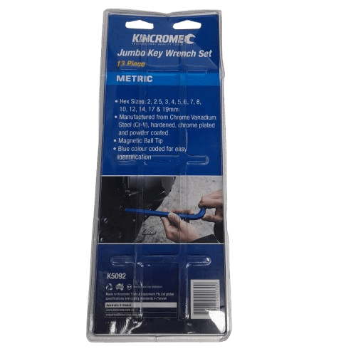 Kincrome K5092 13Pce Jumbo Key Wrench Set Like New