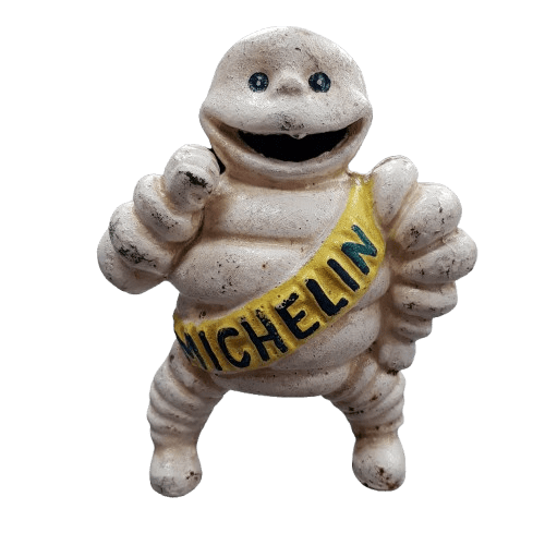 Michelin Man Figure Vic 1936 White Money box ( Vintage )