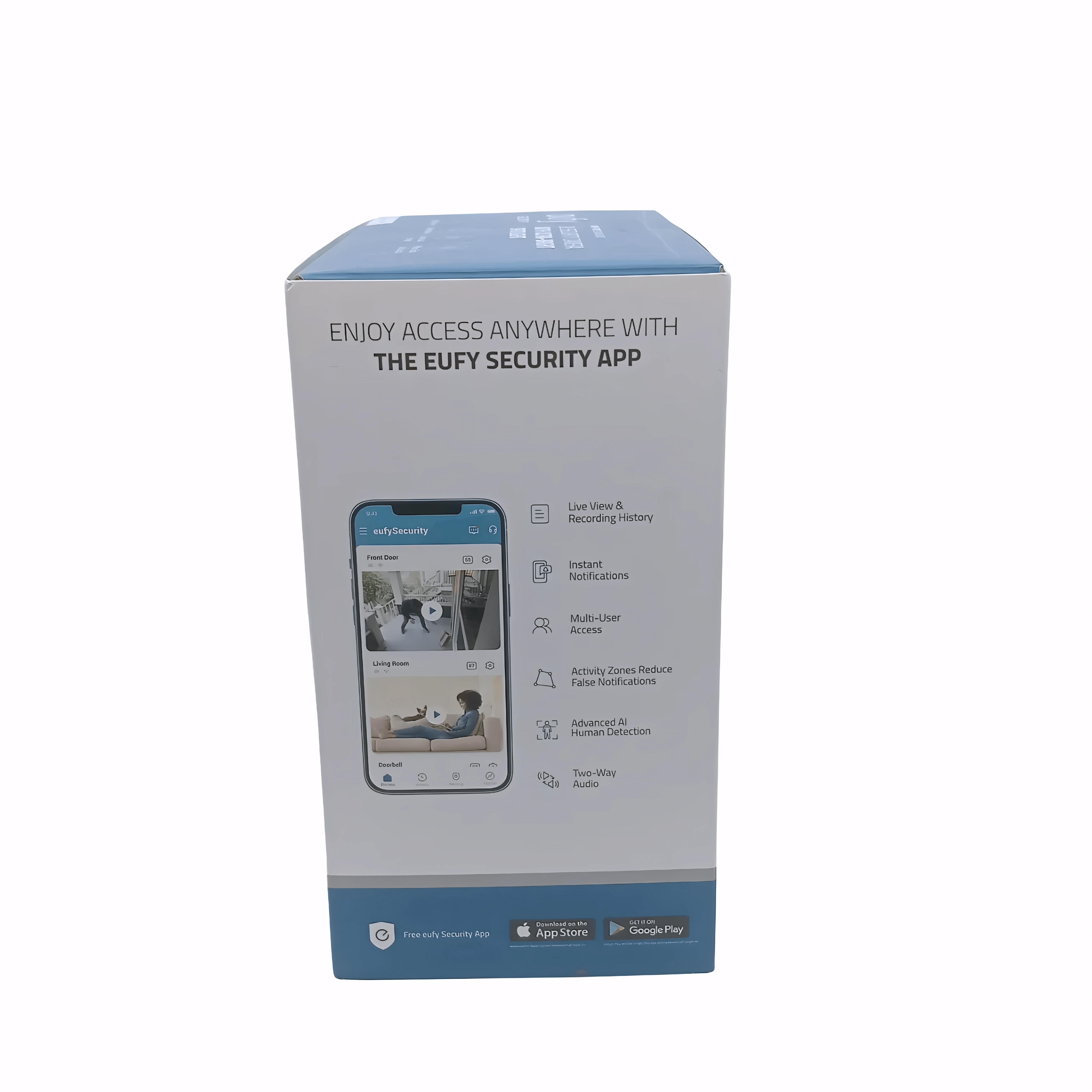 Eufy Security Camera T8123T21 – Wireless 2K Indoor/Outdoor Cam with Box and Mount (WR 1346887)