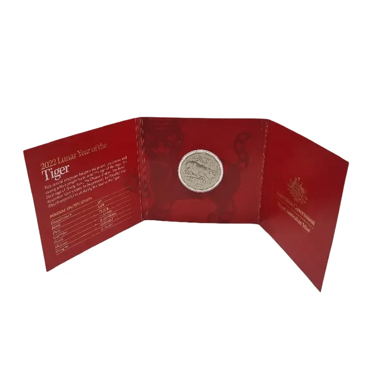 2022 Lunar Year of the Tiger 50c Uncirculated Coin