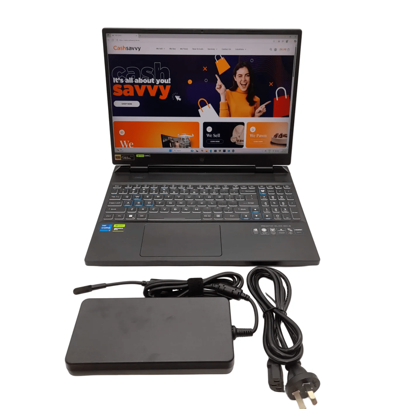 Acer Predator Helios Neo 16 N22Q22 Laptop + Charger – 13th Gen Intel i7-13700HX / 16GB RAM / 500GB SSD / Windows 11 Home (WL 1350327)