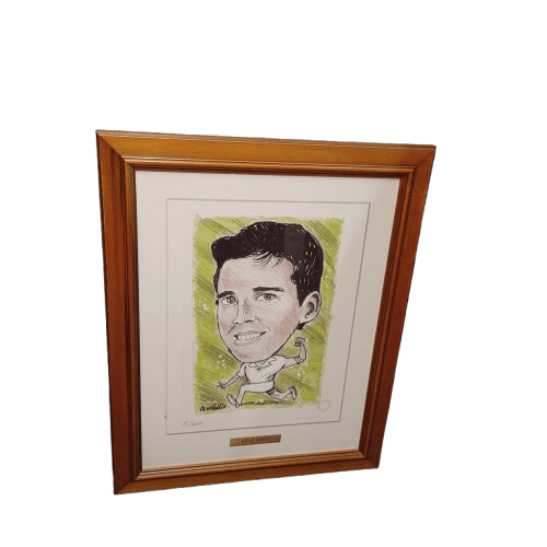 Brad Hodd Framed Signed Drawing **Pick Up Only**