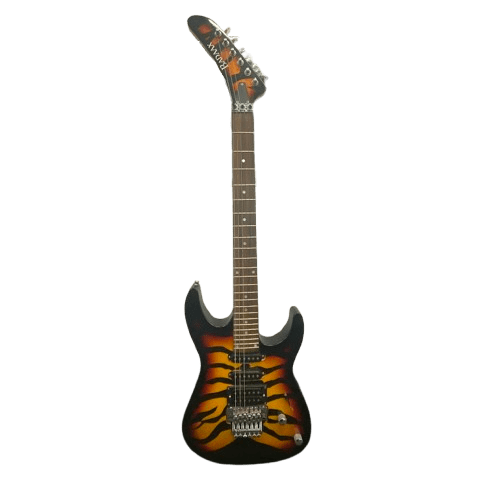 Replica Bad Axe Tiger Stripe Electric Guitar.