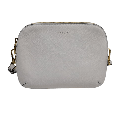 Radley London 110613 Dukes Place Crossbody Bag Ivory with Dust Bag Like New (MR)