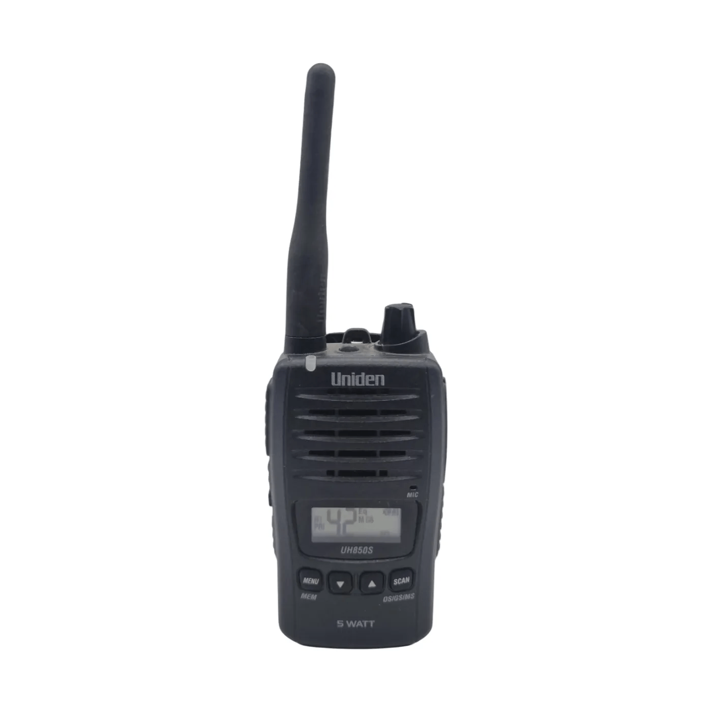 Uniden Walkie Talkie UH850S with Dock and Microphone – No Cord – WR 1356209