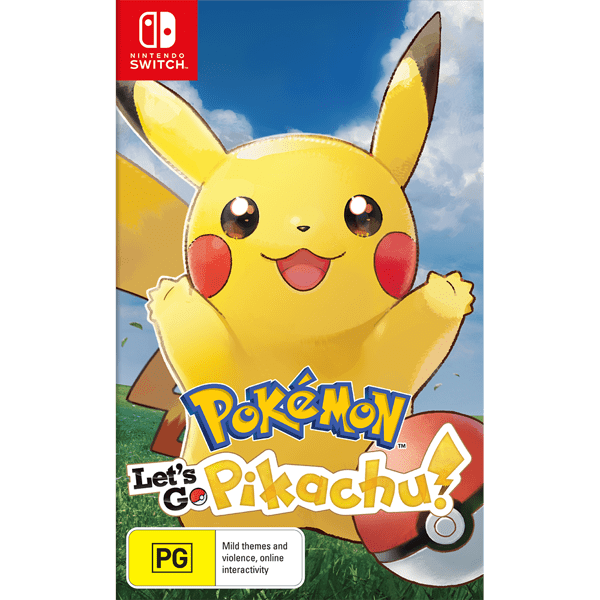 Nintendo Switch – Pokémon: Let’s Go, Pikachu! Game in Case – No Manual