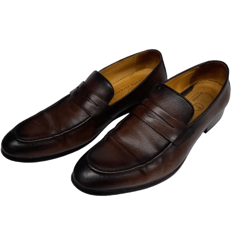 Peter Jackson SU210-XSH01 Brown Albinoni Penny Loafers Size 9