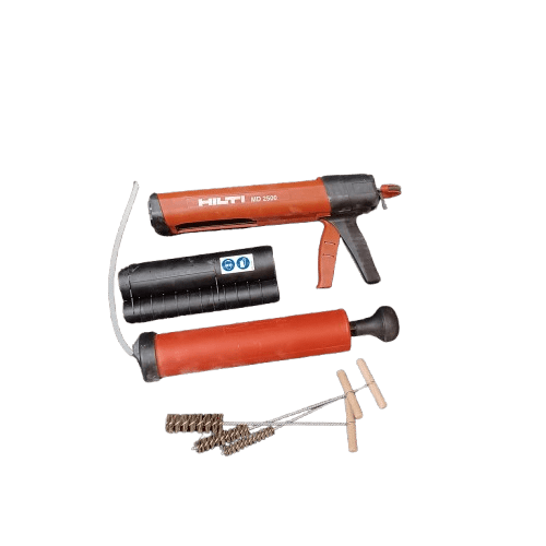 2 Hilti Md 2500 2-part Adhesive Epoxy Dispensers With Hard Case