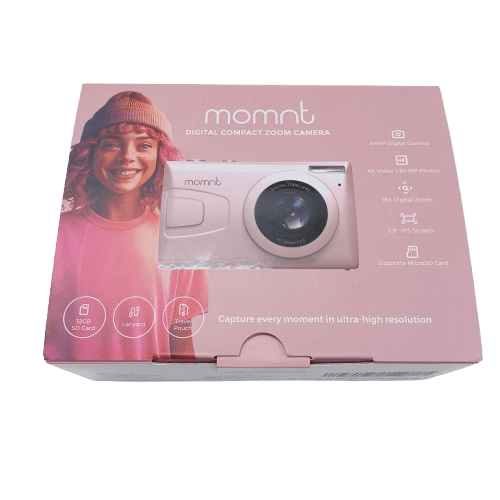 Momnt Compact Digital Zoom Camera Pink (WR 1343850)