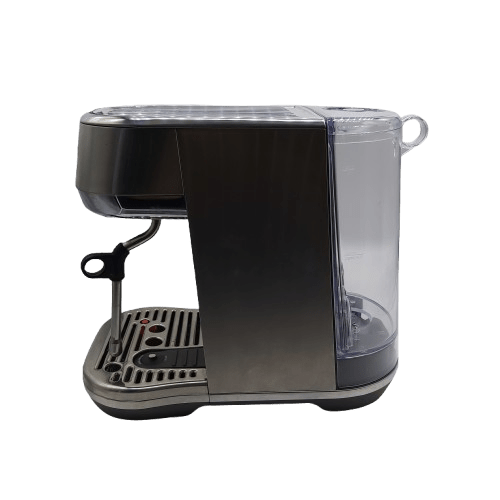 Breville Bambino Plus Espresso Coffee Machine BES500 BSS/A, Silver, Good Condition, With Milk Jug, Tamper, Portafilter + Tank (NA 1355201)