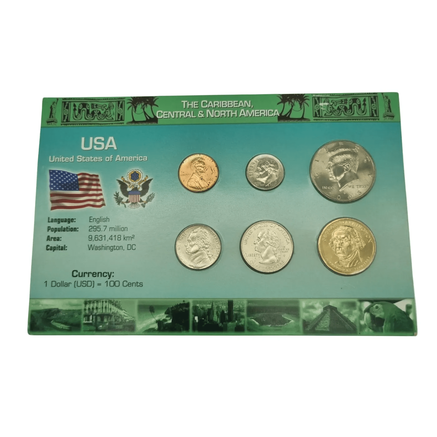 The Caribbean, Central & North America – USA Coin Set