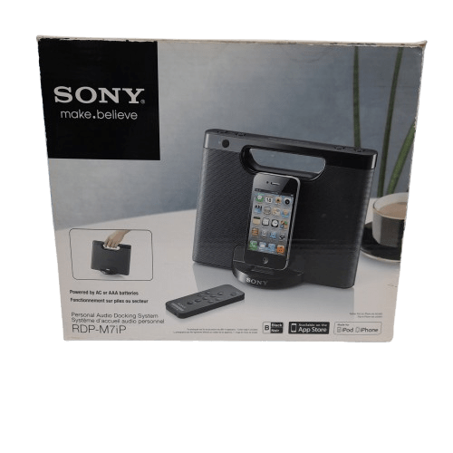 Sony RDP-M7iP Audio Docking System with Remote and Power Adapter