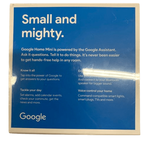 Google Nest Mini 1st Generation Like New In Box (NG 1340319)