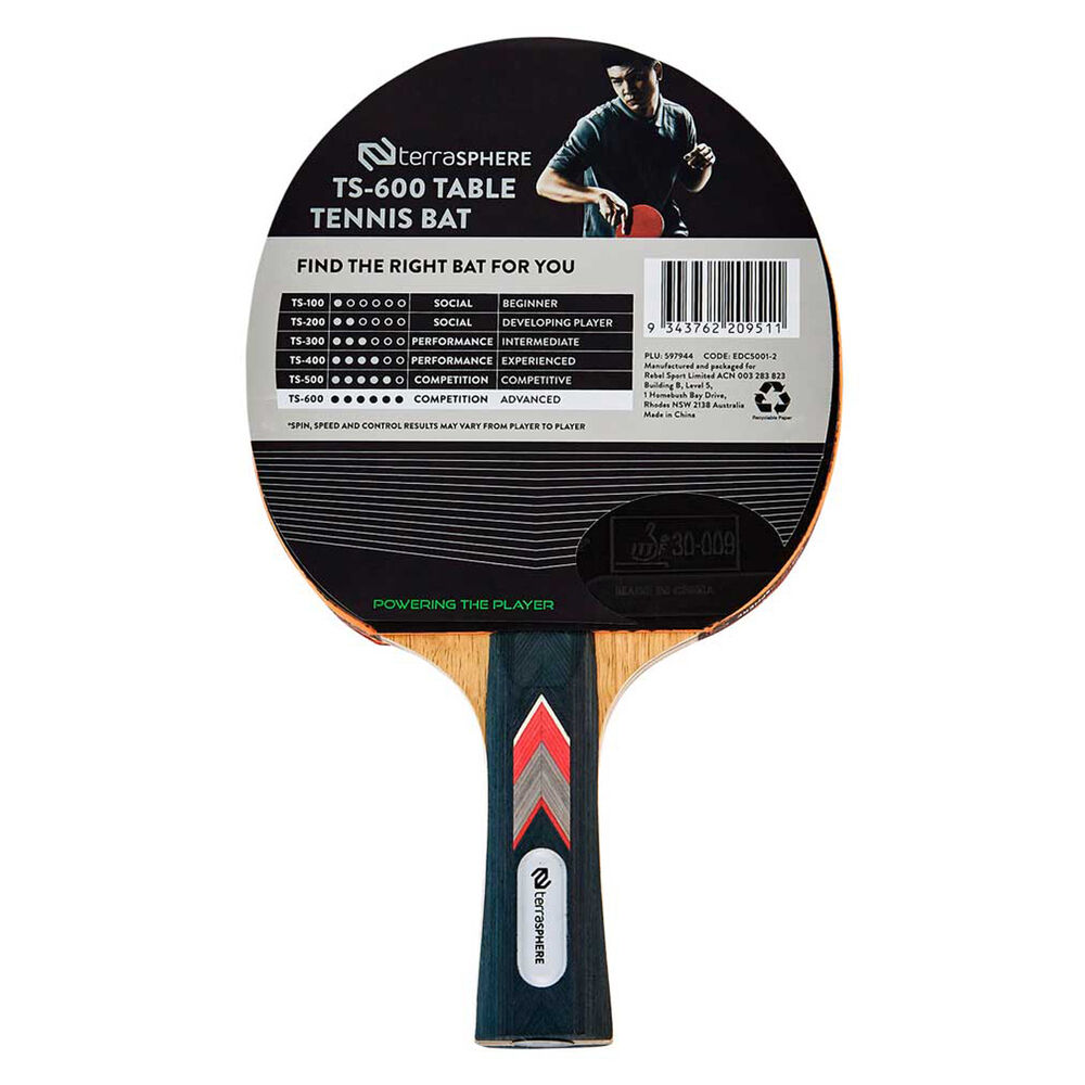 Terrasphere TS600 Table Tennis Bat (LEL)
