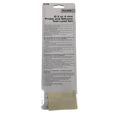 Fluke TL76 Test Lead Kit, CAT III, CAT IV, 10A