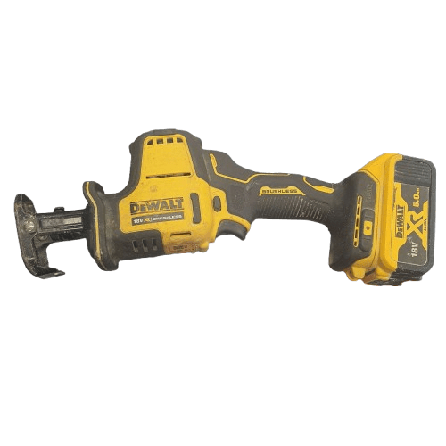 DeWALT 18V XR Brushless Atomic Reciprocating Saw DCS369N with 5.0Ah Battery (MR 1343201)