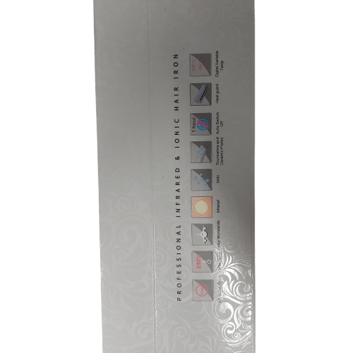 H2D Hair Straightner H2D Linear 2 White With Box And Heat Mat (CP)