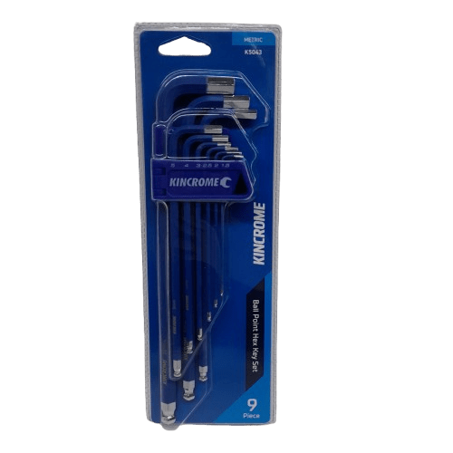 Kincrome 9 Piece Metric Ball Point Hex Key Set (MR)