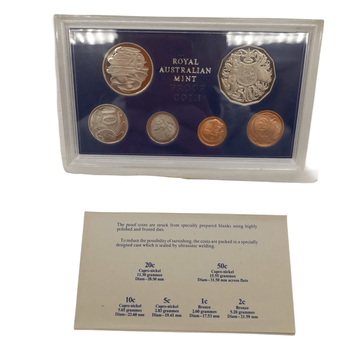 1977 Silver Jubilee Commemorative Proof Coin Set Royal Australian Mint 6 Coins (WL 1342019)