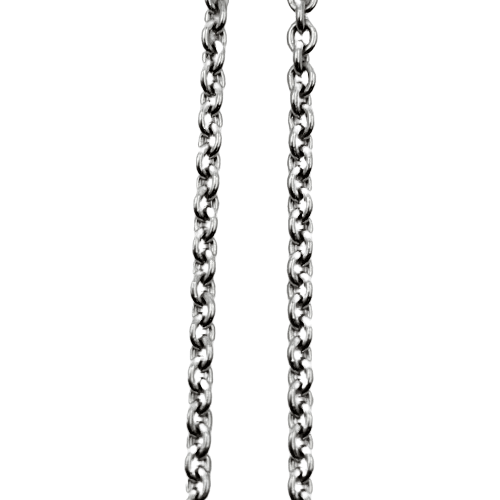 Ladies 18ct White Gold Necklace with Black Diamond Treated Pendant Pear Shape 0.21CT TDW with Valuation (WL) 1235499