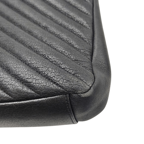 Yves Saint Laurent College Medium Satchel in Quilted Lambskin Leather – Black with Patina Silver Hardware (Includes Box & Dust Bag)