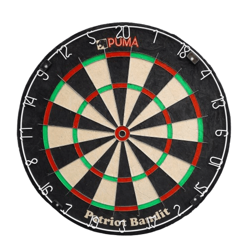 Official Puma Patriot Bandit Competition Professional Dartboard New In Box (MR)