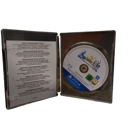 Sony Playstation 4 Final Fantasy X|X-2 HD Remaster, Steelbook Edition, Very Good Condition, With Case No Manual (CP 1271626)