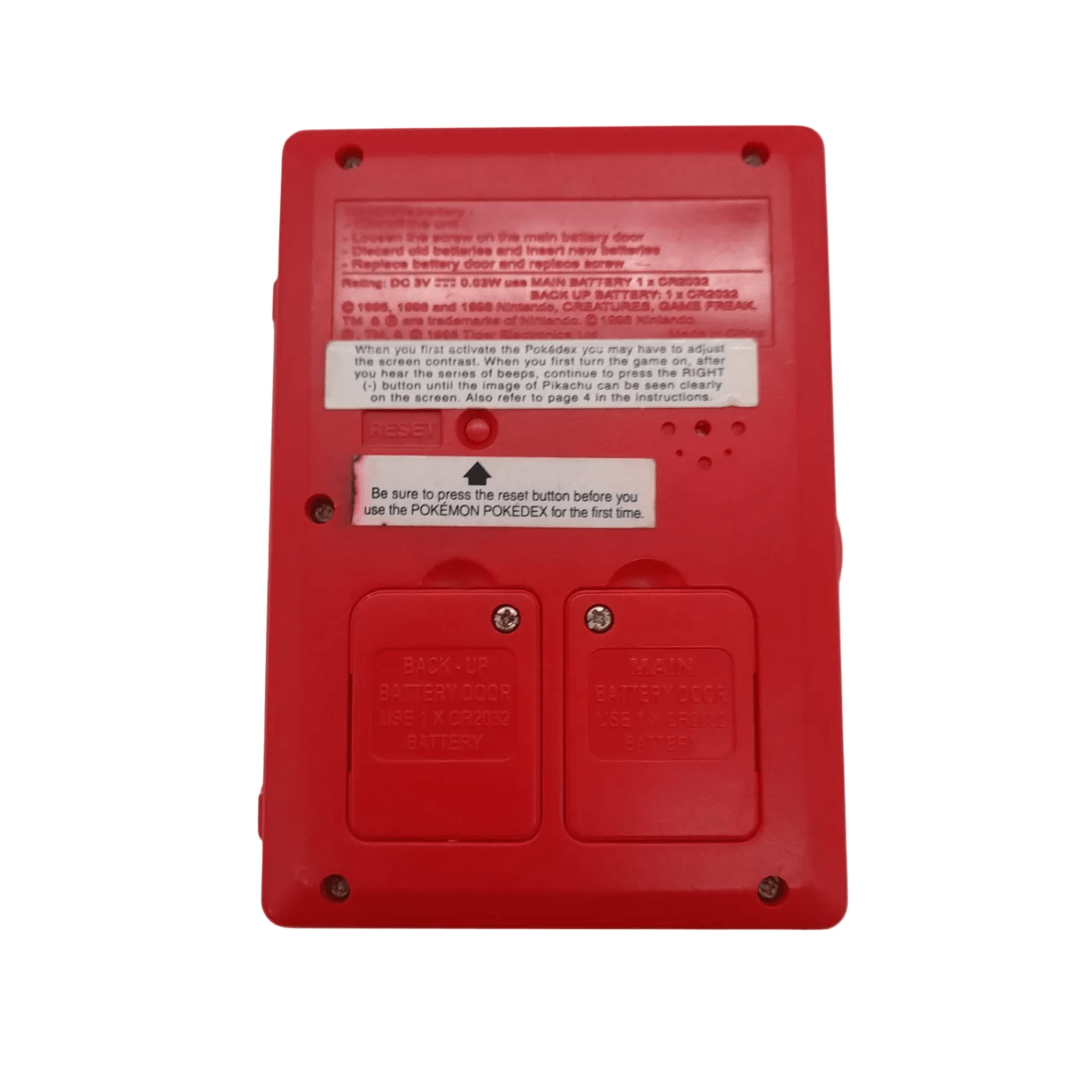 Pokémon Tiger Electronics Pokédex 1998 Model – WL 1346213