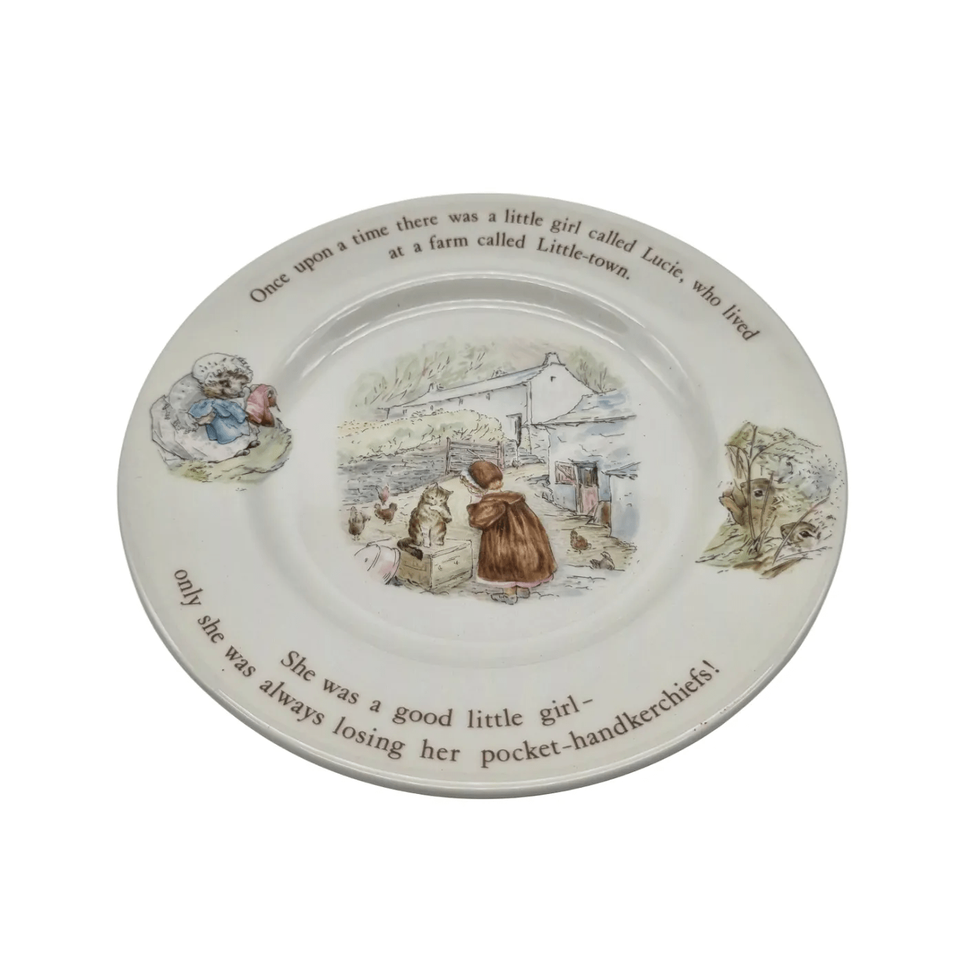 Wedgwood Mrs Tiigy-Winkle Porringer Rimmed 6.5″ Porcelain Set