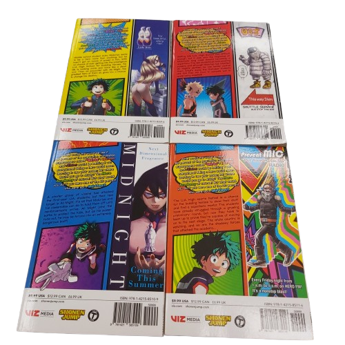 My Hero Academia Manga Series Volumes 1-16, Some Wear Shown In Photos (CP 1344706)