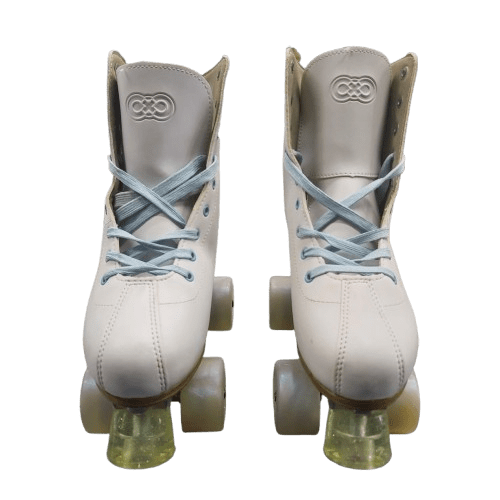 GOLD CROSS ROLLER SKATES 85844 WHITE SIZE 3-6
